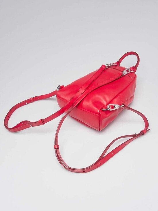 Givenchy Red Leather Mini Backpack Bag main image 8